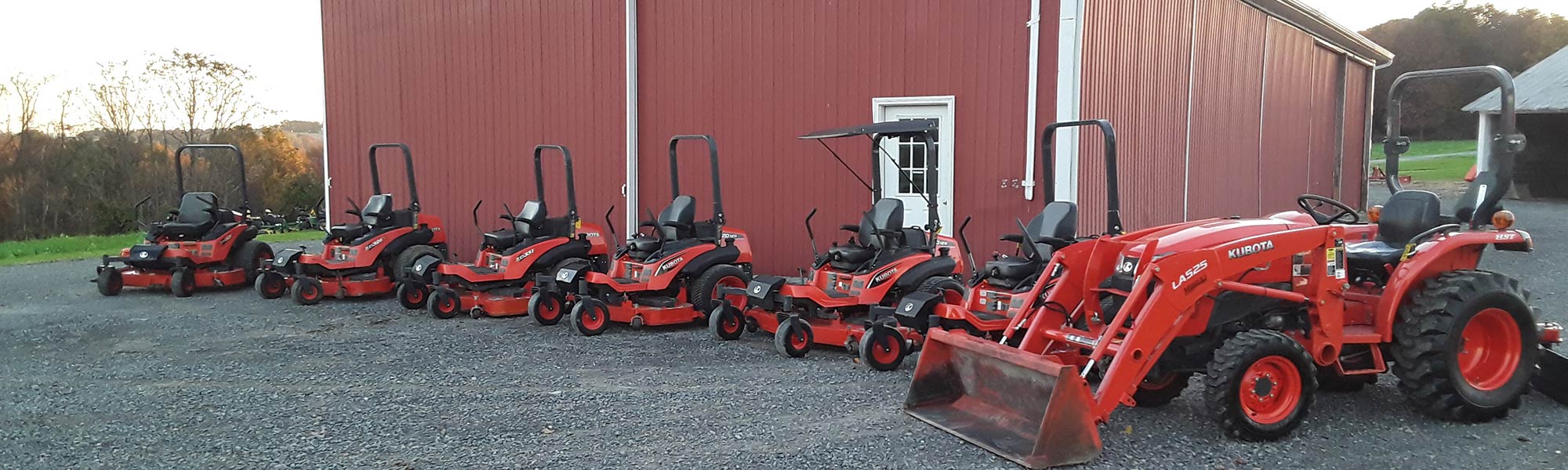Kubota Tractor and Mowers